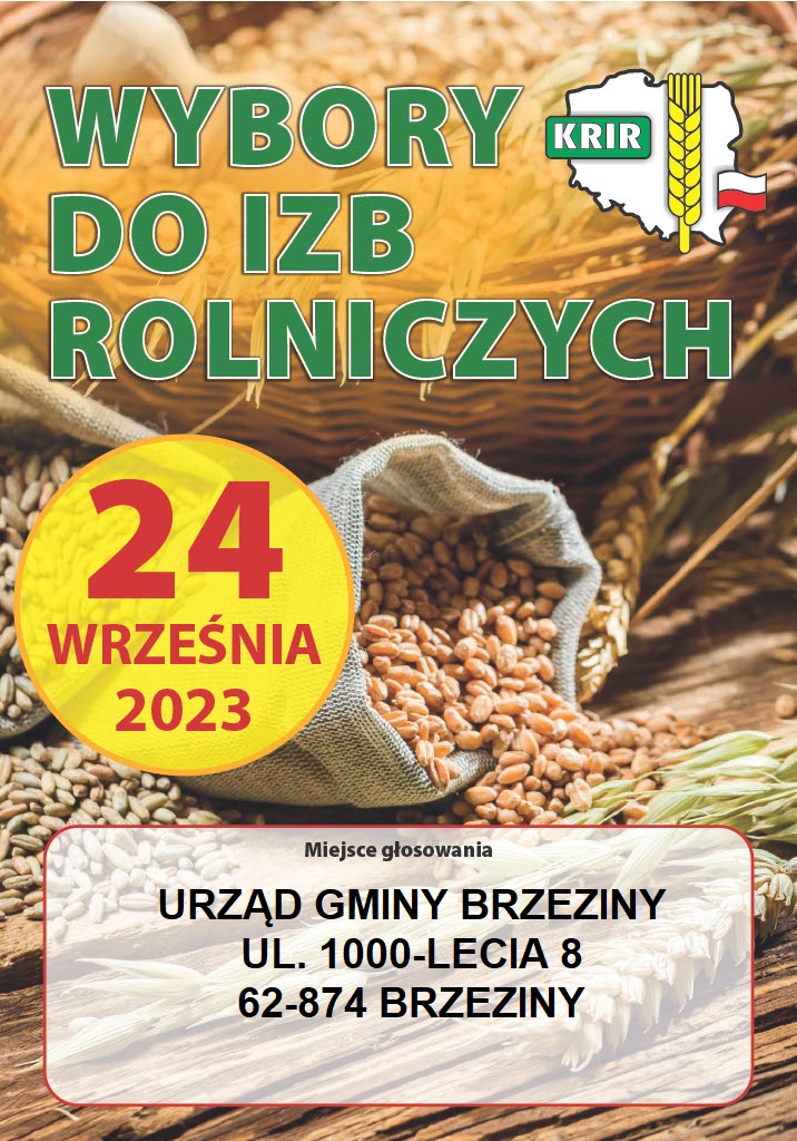 plakat wybory do izb rolniczych