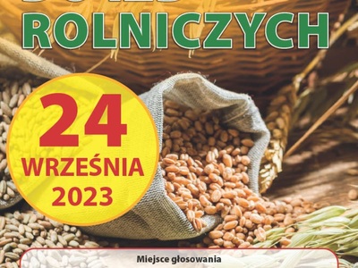 plakat wybory do izb rolniczych