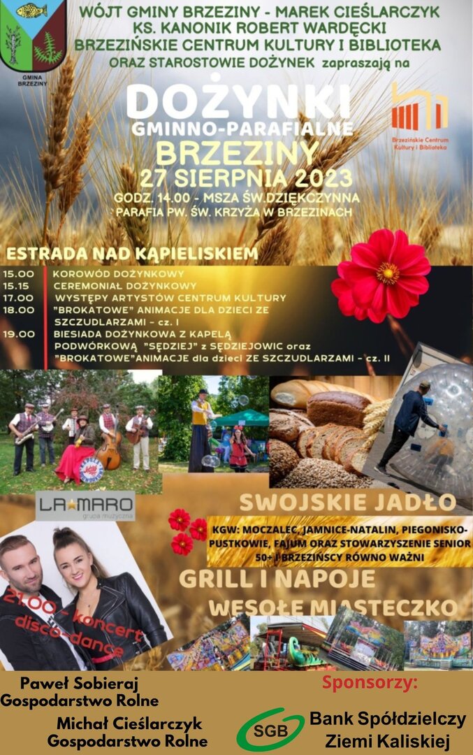 plakat na dożynki