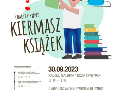 plakat kiermasz ksiązek