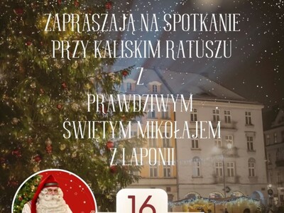 Zaproszenie na spotkanie ze Świętym Mikołajem