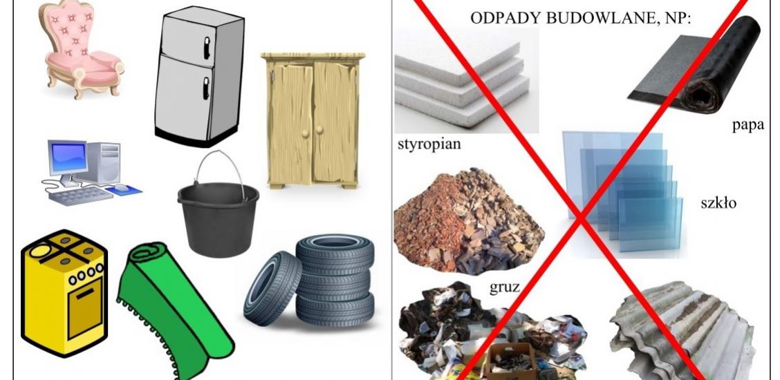odpady wielkogabarytowe co wystawiać czego nie wystawiać
