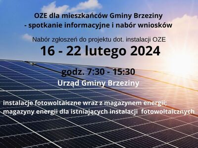 plakat oze