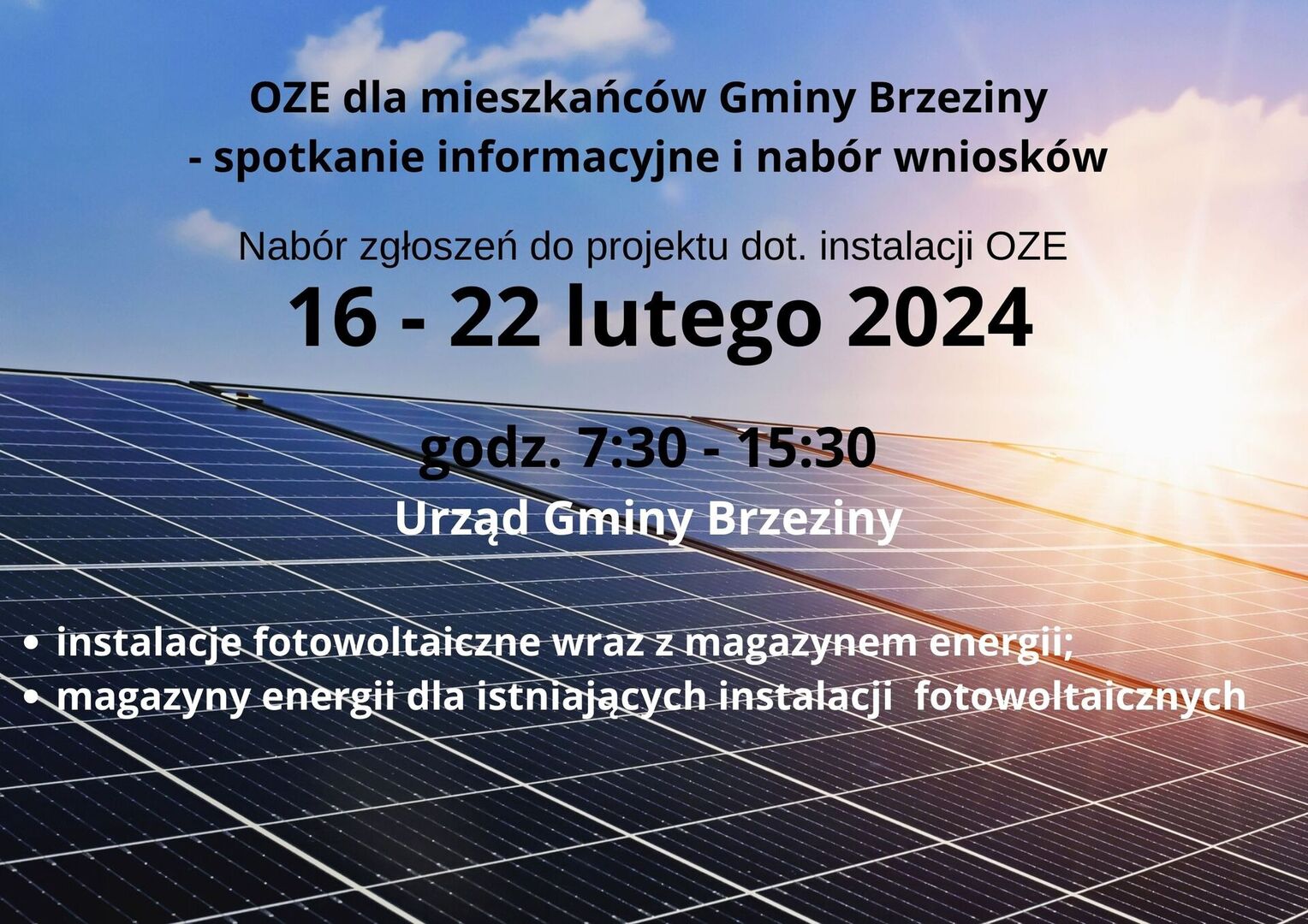 plakat oze