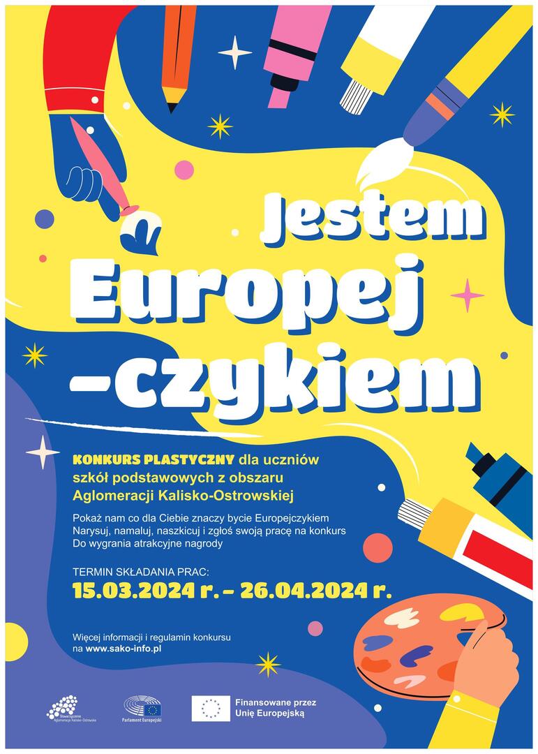 zaproszenie na konkurs plastyczny pn jestem europejczykiem