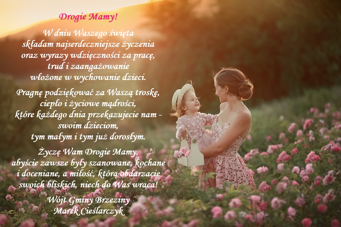 życzenia z okazji dnia mamy, na zdjęciu mama z córką