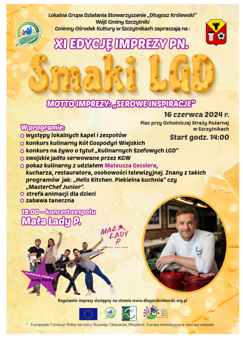 zaproszenie na Smaki LGD 16.06.2024 Szczytniki