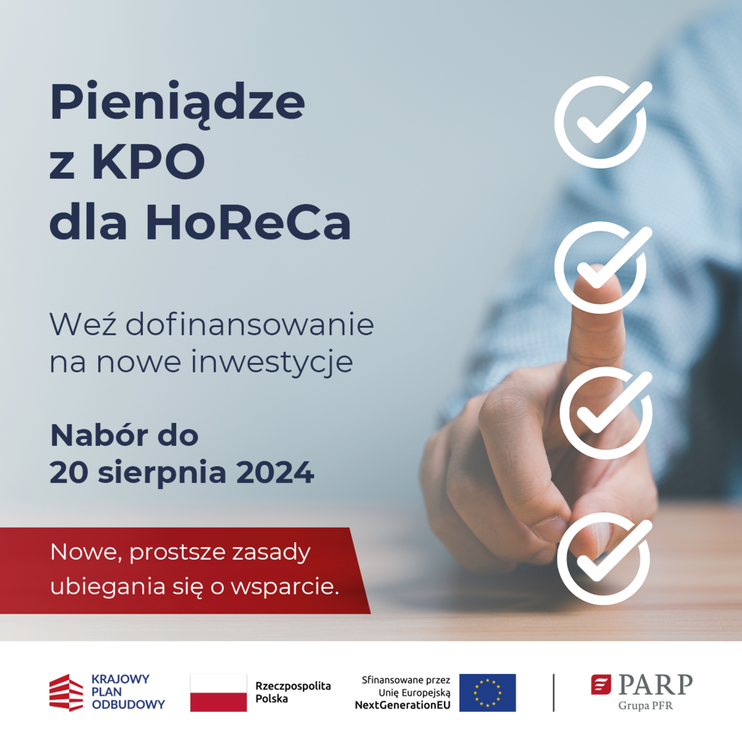 Nowe perspektywy dla branży HoReCa. Wsparcie w ramach Krajowego Planu Odbudowy