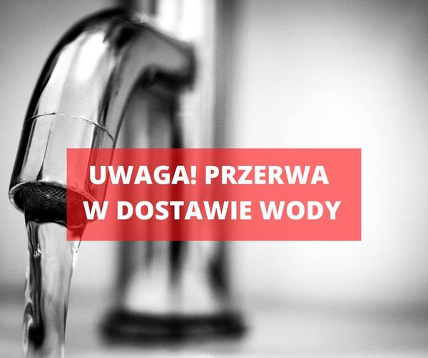 przerwa w dostawie wody