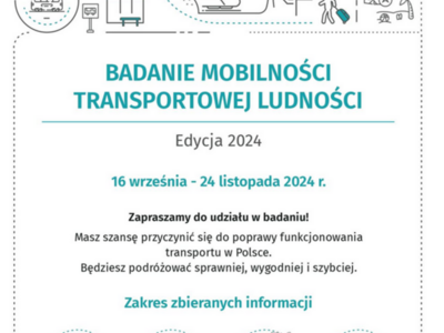 badanie mobilności transportowej ludnosci