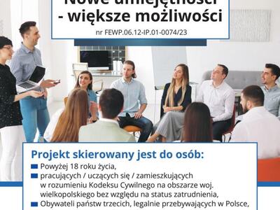 Nowe umiejętności -większe możliwości
