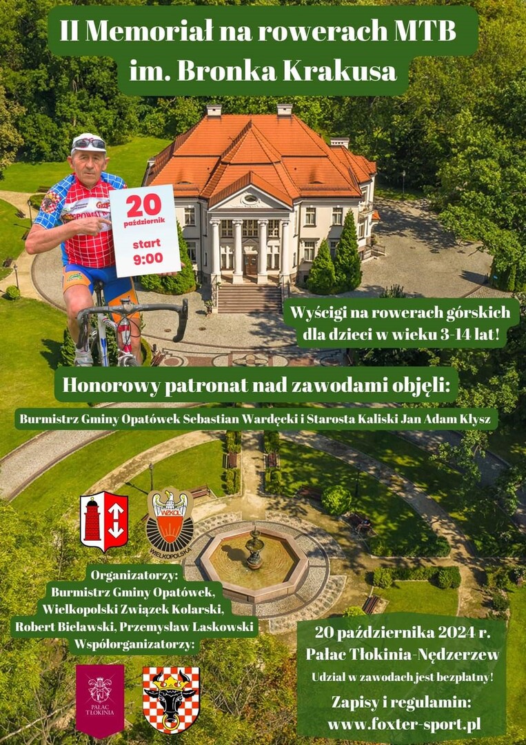 zaproszenie do udziału w II Memoriale na rowerach MTB im. Bronka Krakusa
