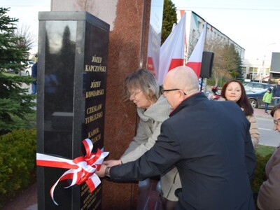 Odsłonięcie tablicy przy pomniku gen. Stanisława Sojczyńskiego