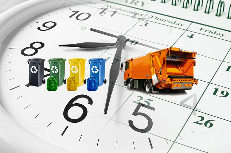 Logo informacji o odbiorze odpadów