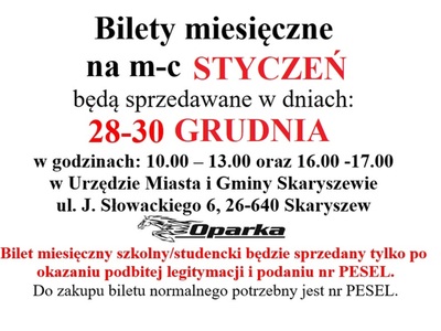 bilety styczen 2023