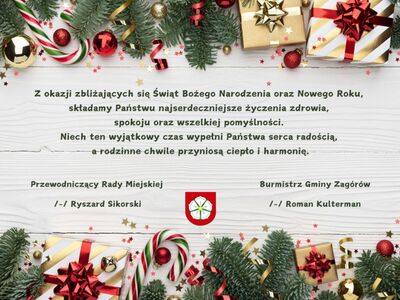 Życzenia z okazji Świąt Bożego Narodzenia