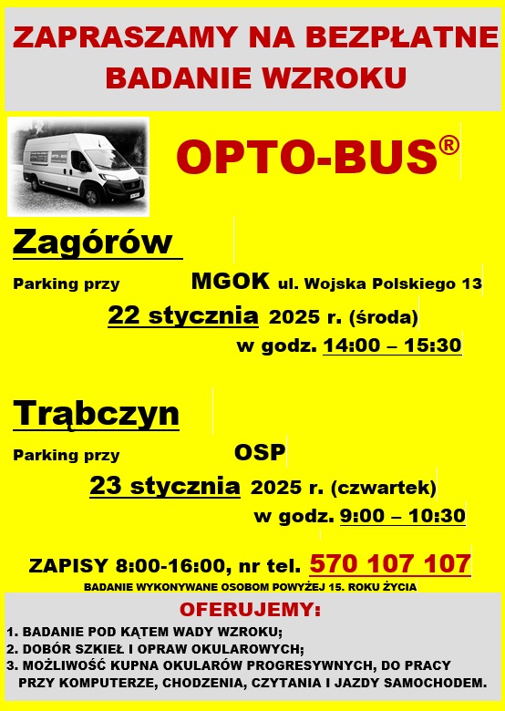 Bezpłatne badanie wzroku