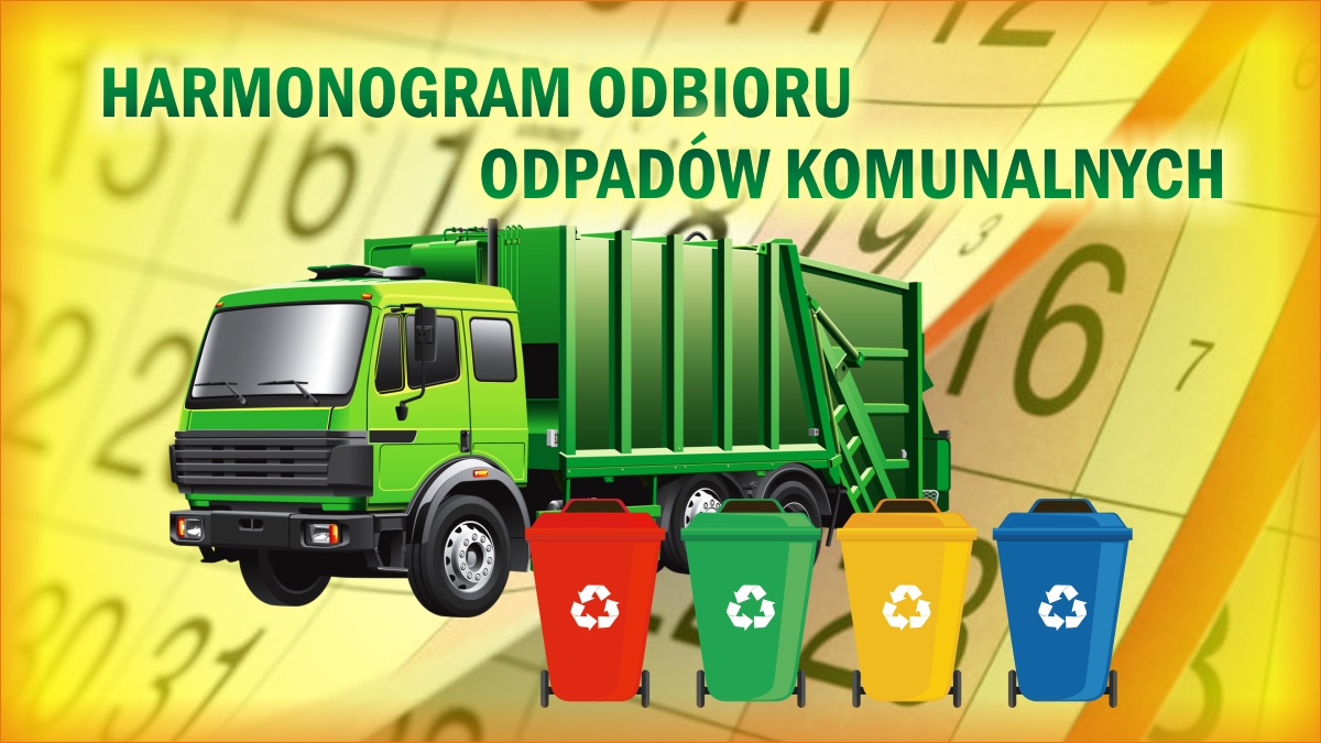 HARMONOGRAMY ODBIORU ODPADÓW KOMUNALNYCH 