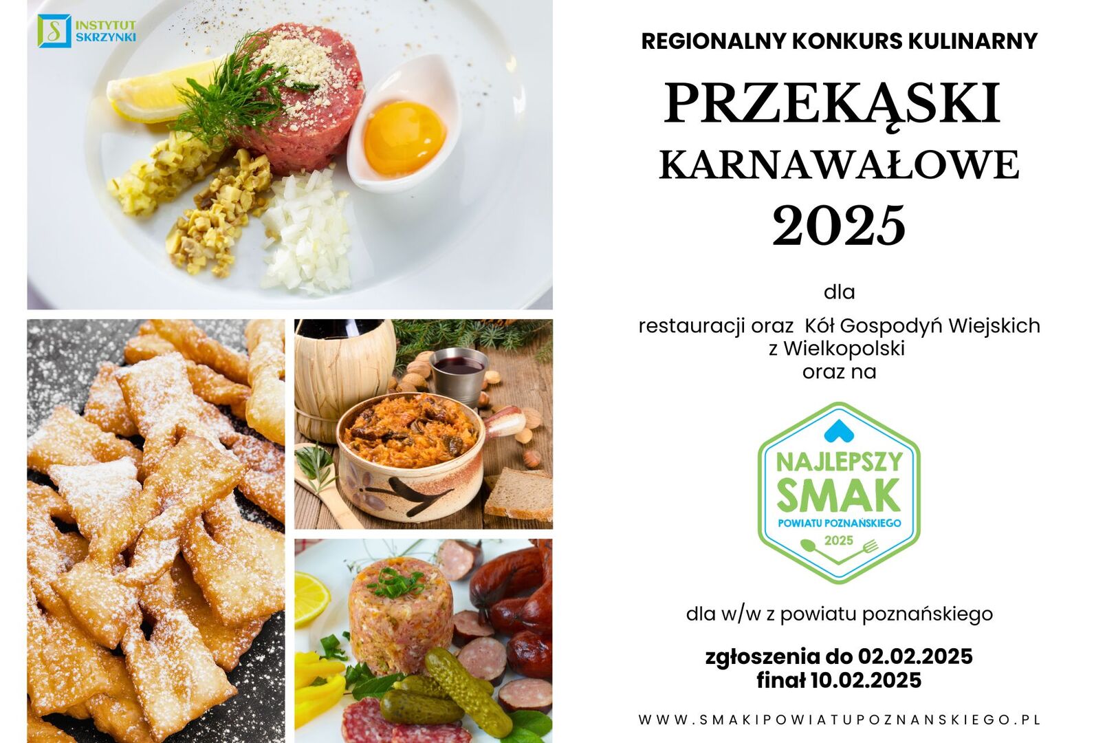 Konkurs kulinarny "Przekąski karnawałowe 2025" 
