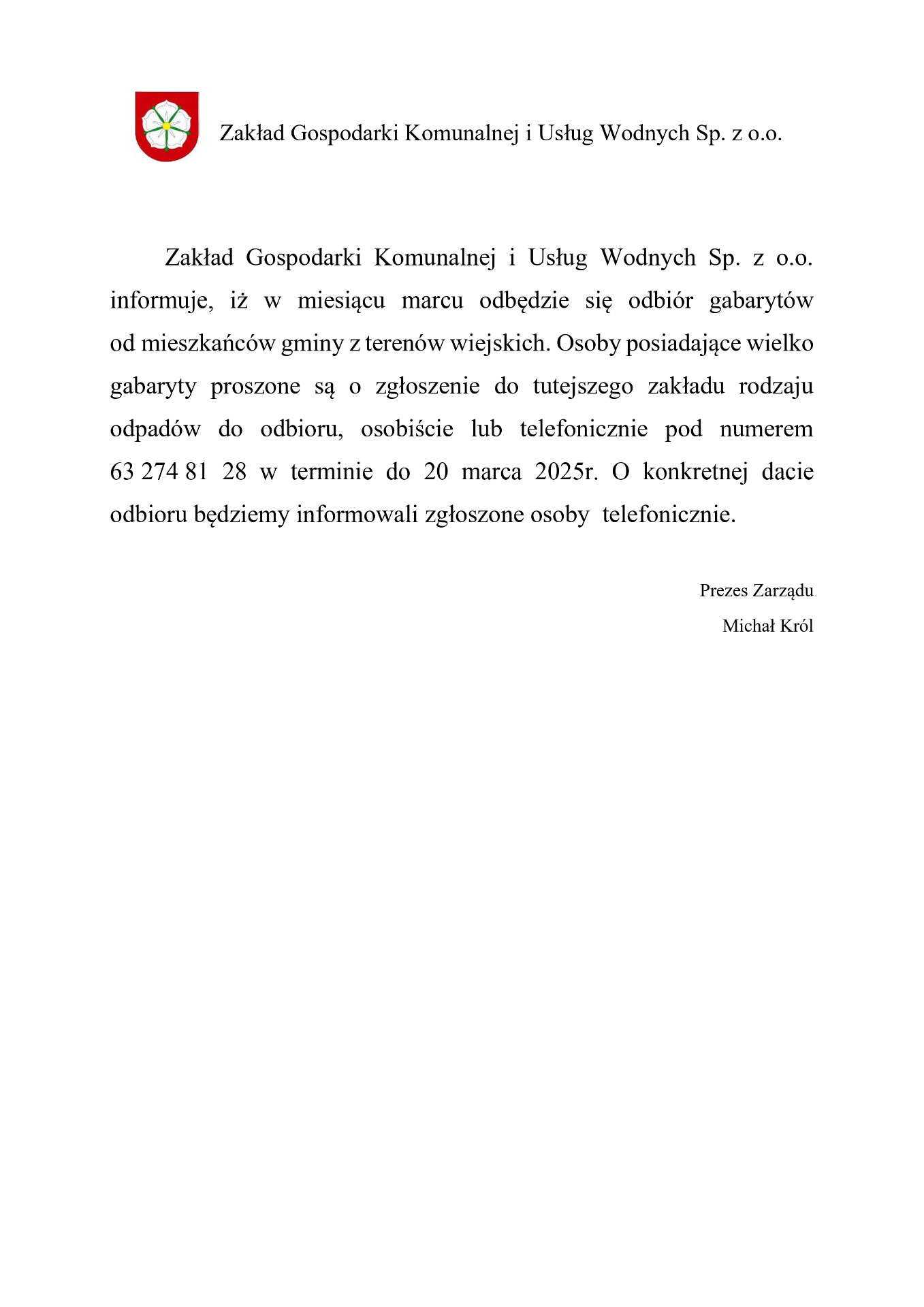 Zbiórka gbarytów 