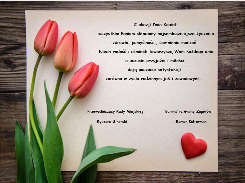 Życzenia z okazji Dnia Kobiet