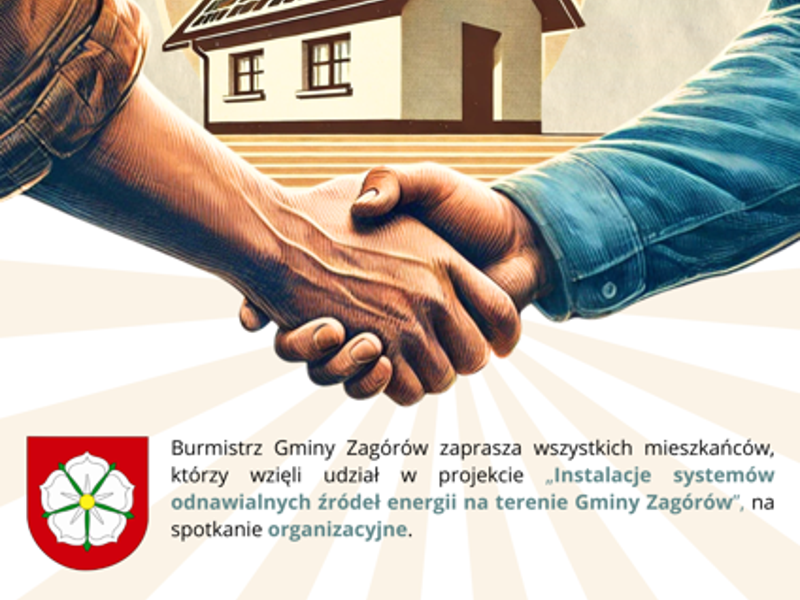 Zaproszenie na spotkanie informacyjne dla uczestników projektu parasolowego