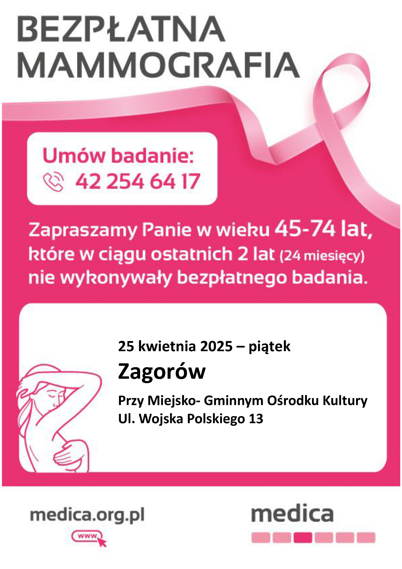 Badania Mammografii 25.04.2025r