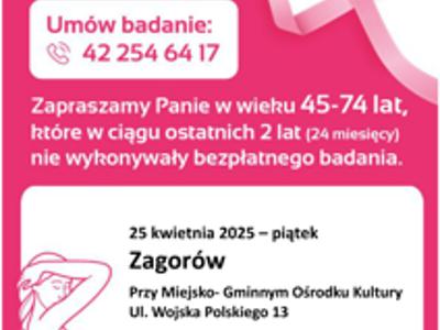 Badania Mammografii 25.04.2025r