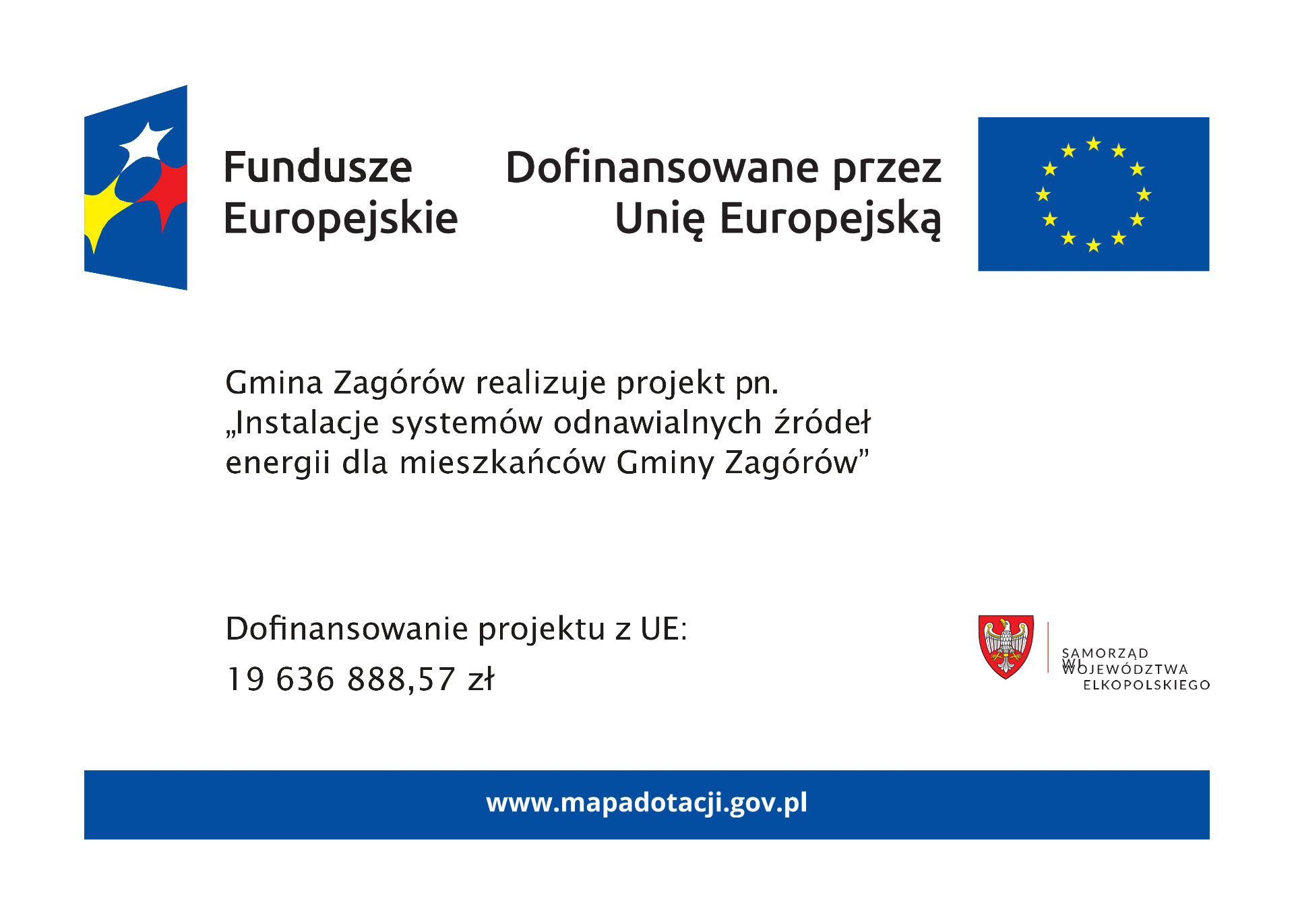 Instalacje systemów odnawialnych źródeł energii dla mieszkańców Gminy Zagórów
