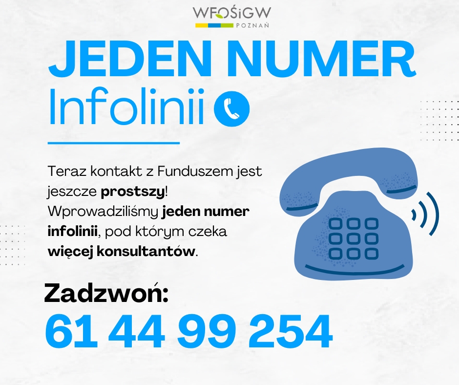 Usprawnienie infolinii WFOŚiGW w Poznaniu 
