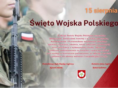 Życzenia z okazji Święta Wojska Polskiego