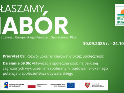 Nabór w ramach Europejskiego Funduszu Społecznego Plus