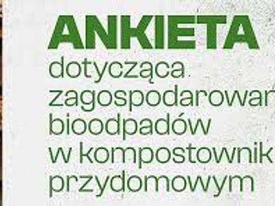 Wypełnij ankietę dotyczącą bioodpadów