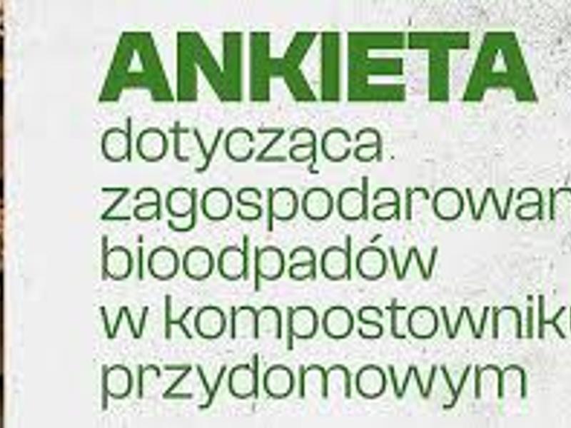 Wypełnij ankietę dotyczącą bioodpadów