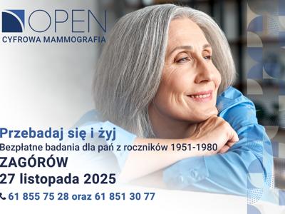 Bezpłatne badania mammograficzne
