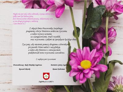 Życzenia na dzień pracownika socjalnego