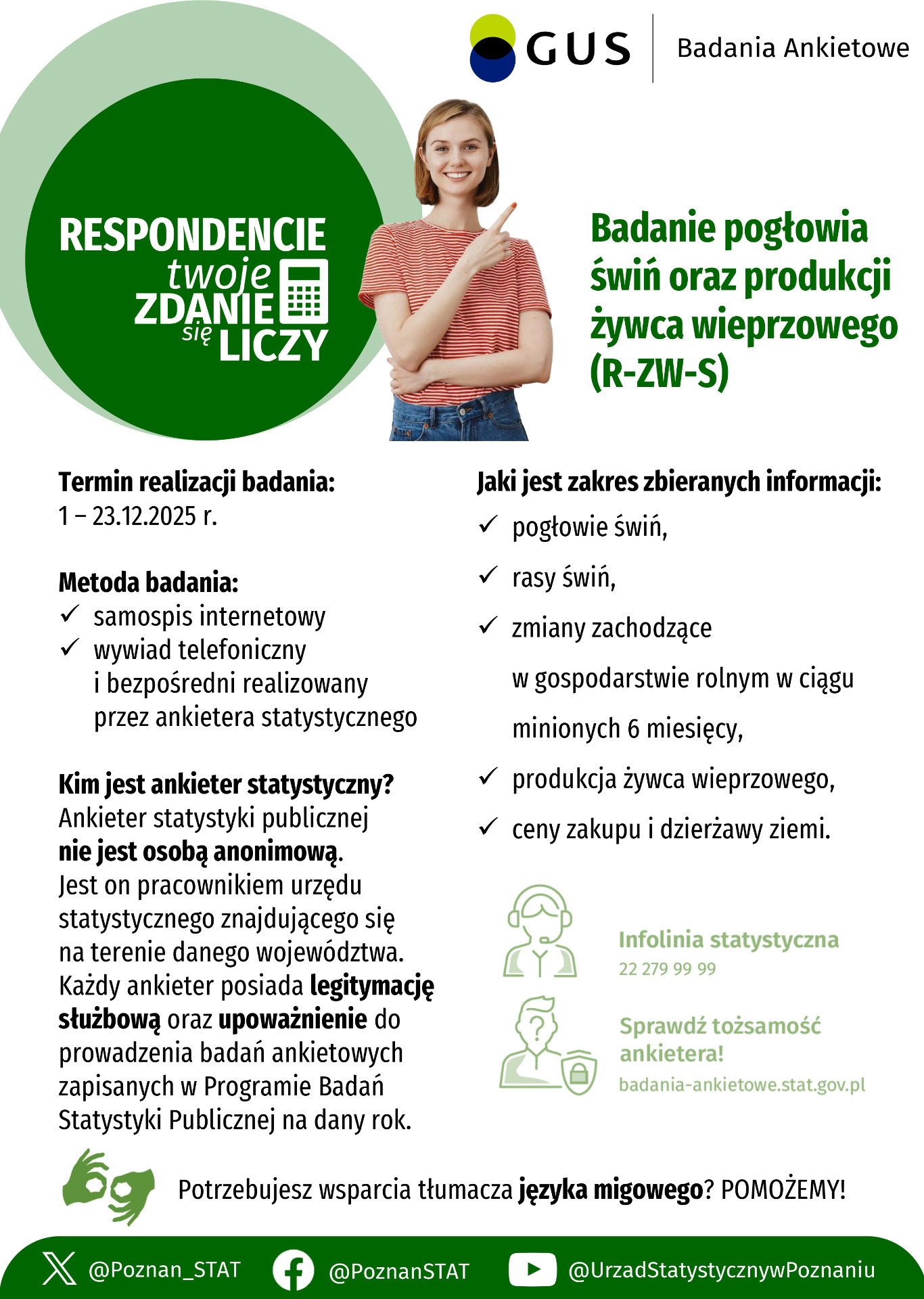 Badania ankietowe przeprowadzane na terenie gminy Zagórów w grudniu 2025 r. 