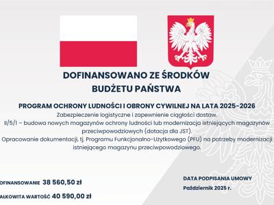 Opracowanie dokumentacji, tj. Programu Funkcjonalno-Użytkowego (PFU) na potrzeby modernizacji istniejącego magazynu przeciwpowodziowego