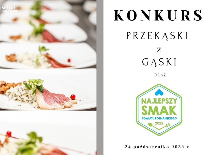 Zdjęcie przedstawiające informację o konkursie "Przekąski z Gąski"