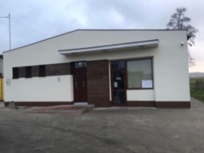 Zdjęcie przedstawiające wyremontowany budynek OSP w Imielnie