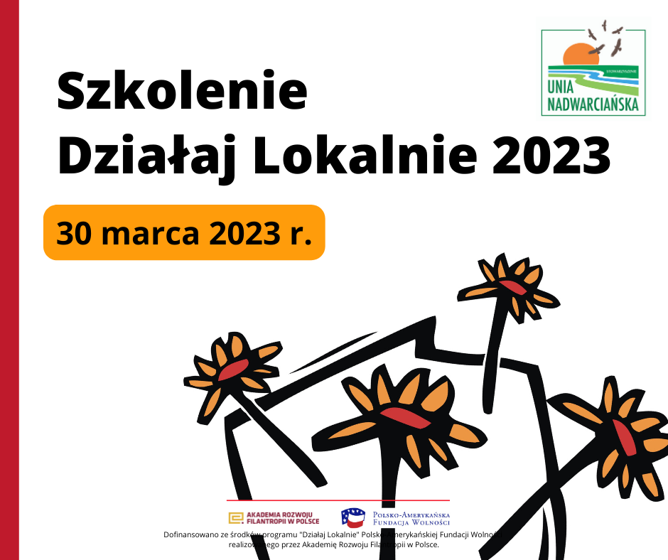 Szkolenie Działaj Lokalnie 2023