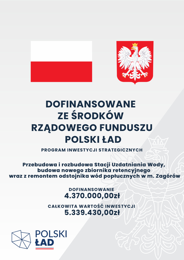 Dofinansowanie ze środków rządowego funduszu Polski Ład