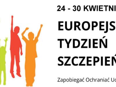 Plakat informujący o Europejskim Tygodniu Szczepień