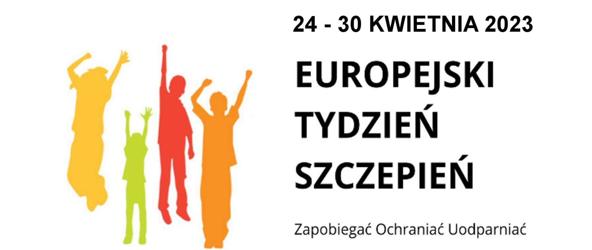 Plakat informujący o Europejskim Tygodniu Szczepień