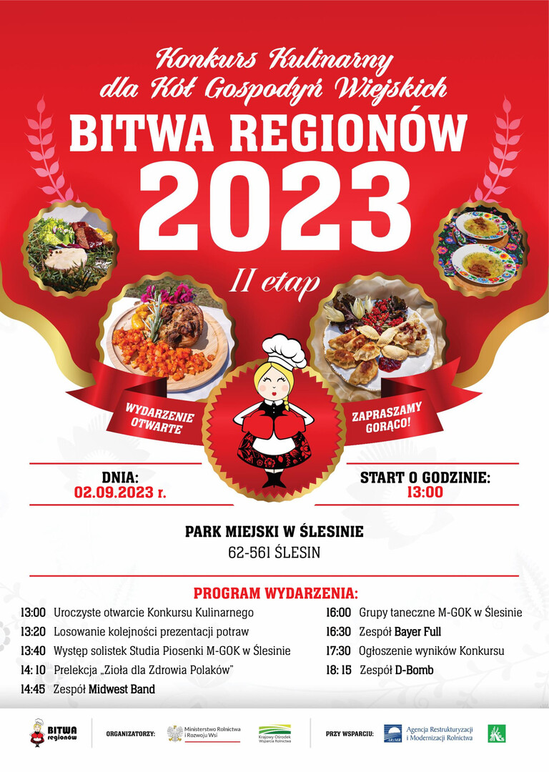 II etap Bitwy Regionów informacja konkurs dla KGW