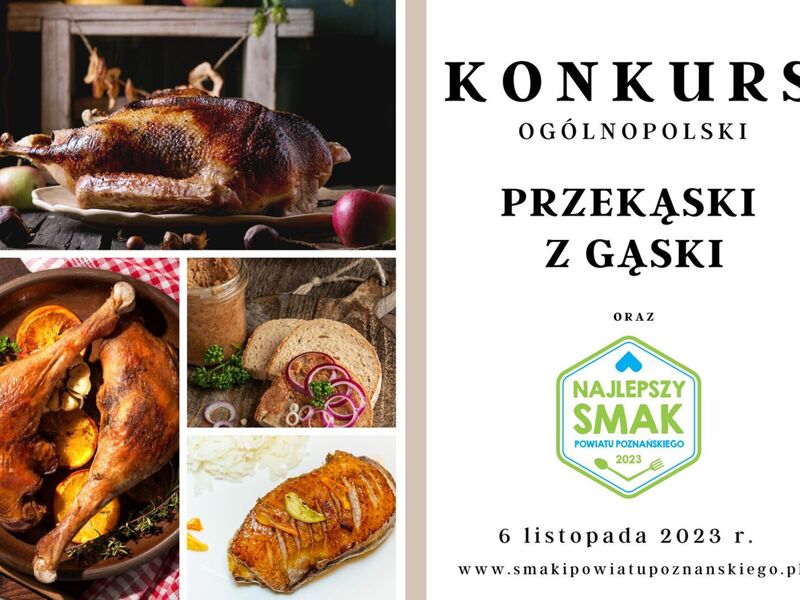 Ogólnopolski konkurs kulinarny "Przekąski z gąski 2023