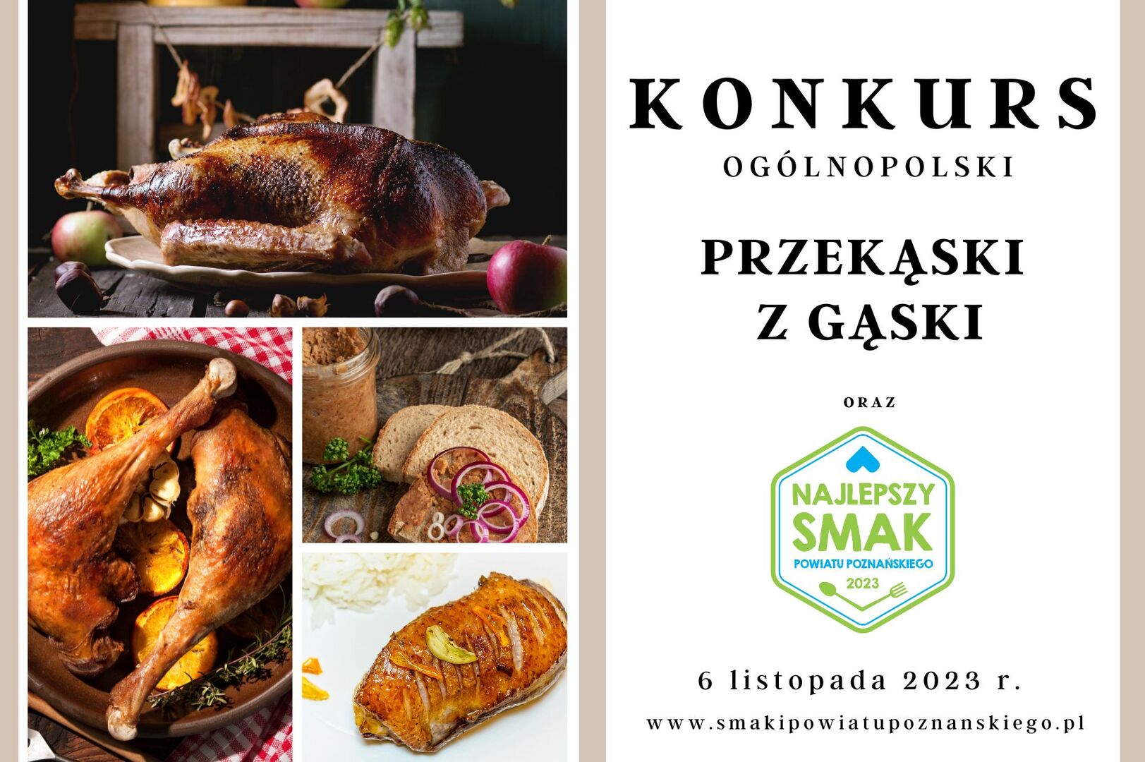 Ogólnopolski konkurs kulinarny "Przekąski z gąski 2023