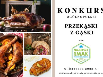 Ogólnopolski konkurs kulinarny "Przekąski z gąski 2023
