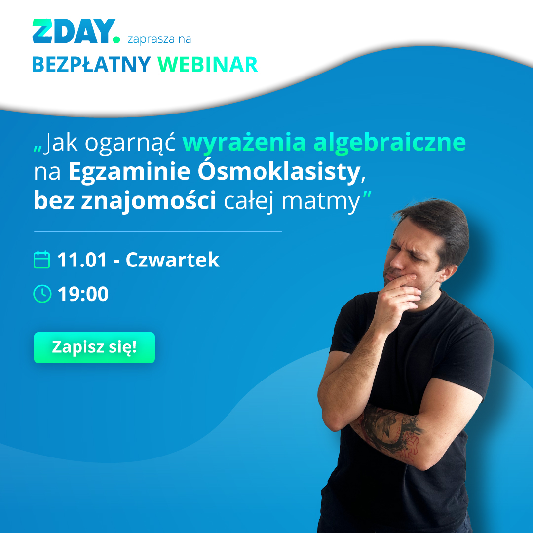 Zapraszamy uczniów na webinar z matematyki