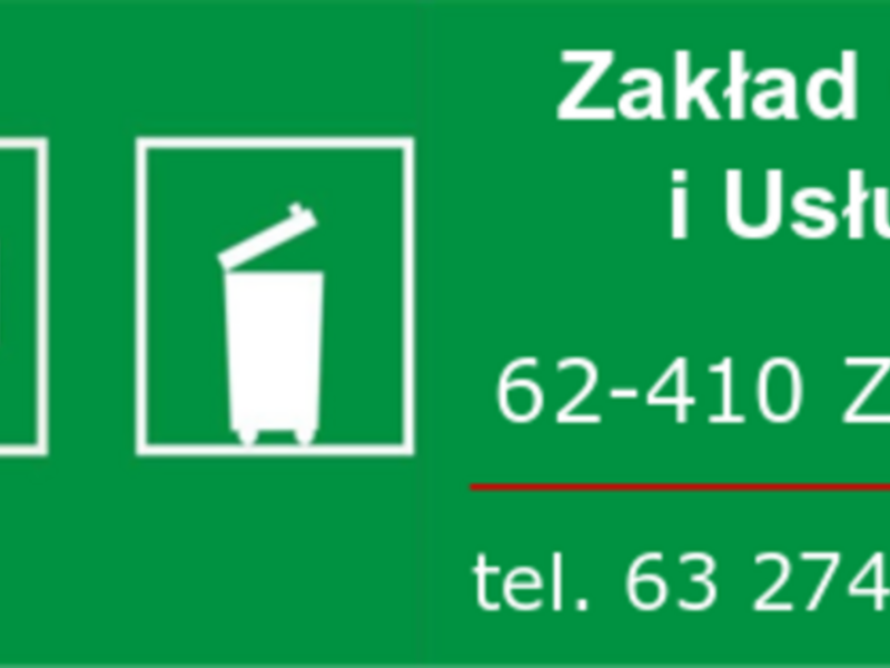 Logo Zakładu Gospodarki komunalnej i Usług Wodnych Sp. z o.o. w Zagórowie